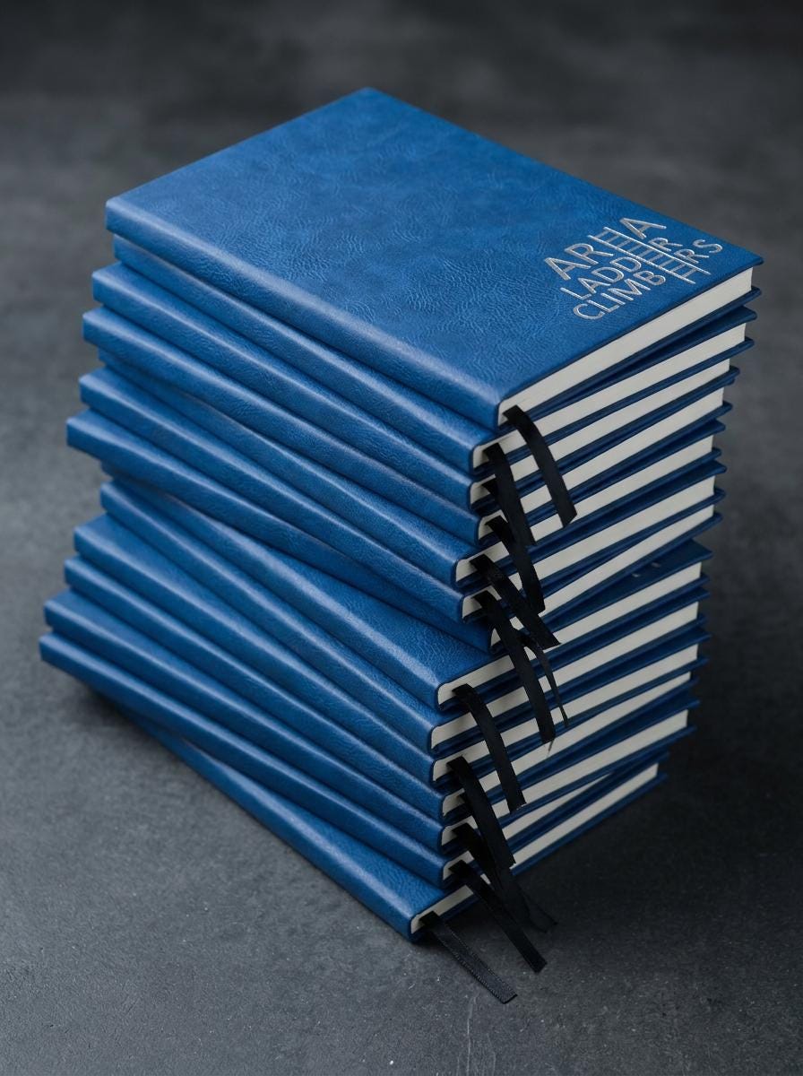 Bulk Custom Leatherette Journals with Company Logo