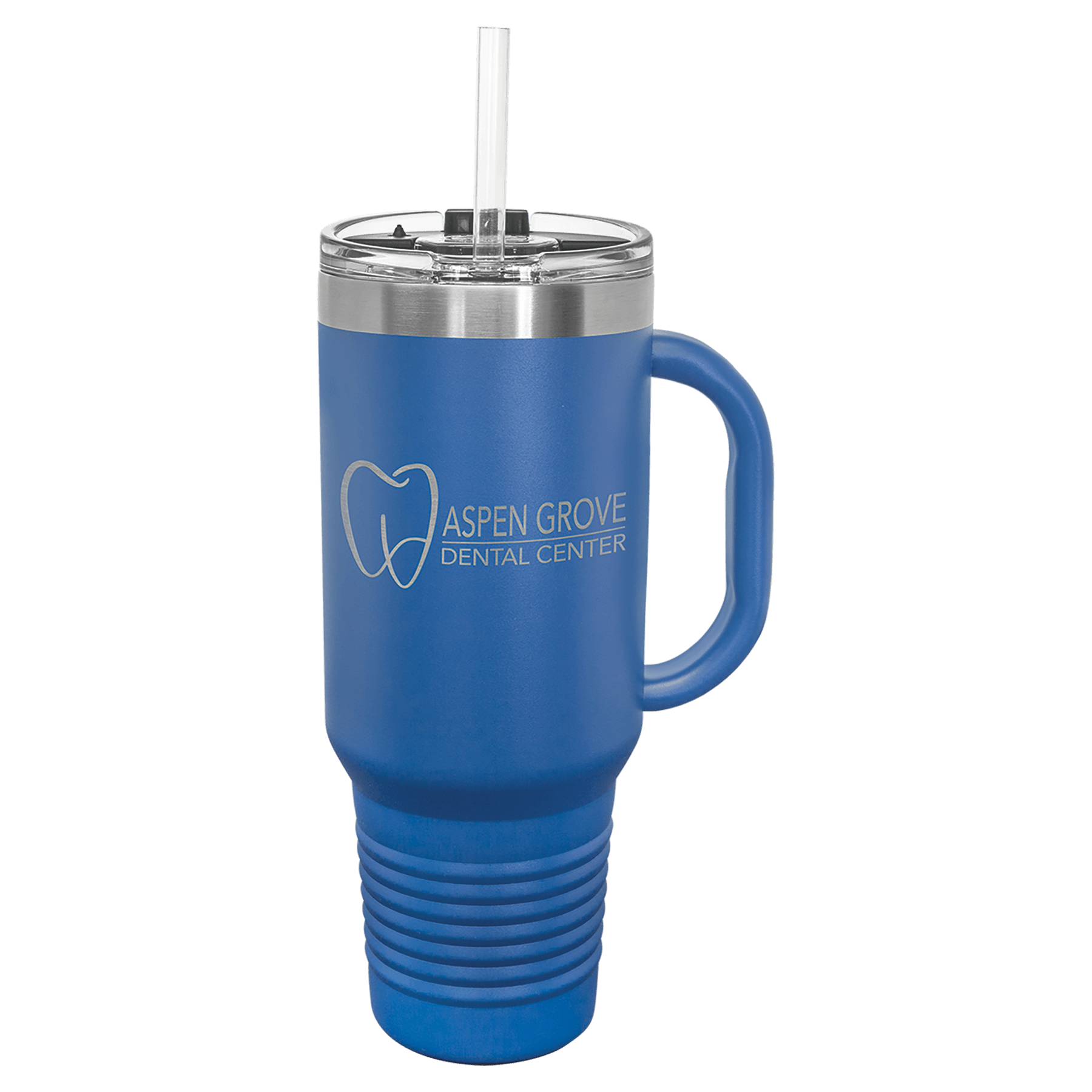40 Oz Tumbler W/Handle & Included Straw