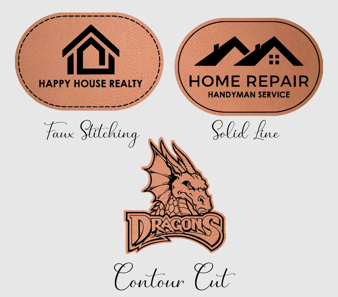 Iron-On Patches - Laser Engraved & Cut - USE CODE FREEPATCH For 1 Free Patch (New Customers Only)