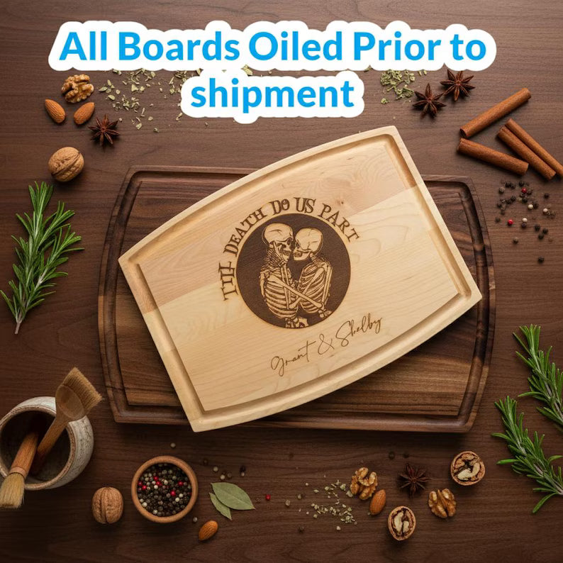 Till Death Do Us Part Cutting Board