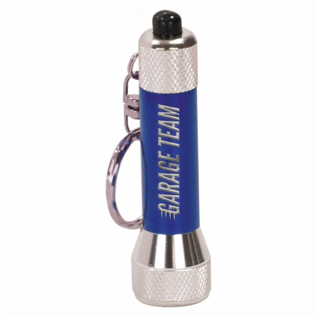 Custom Engraved LED Keychain Flashlight – Bulk Promotional Swag