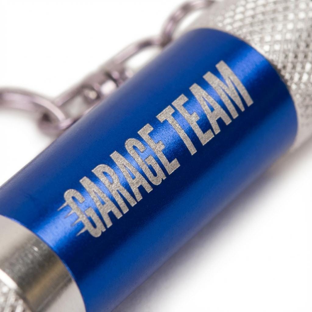 Custom Engraved LED Keychain Flashlight – Bulk Promotional Swag