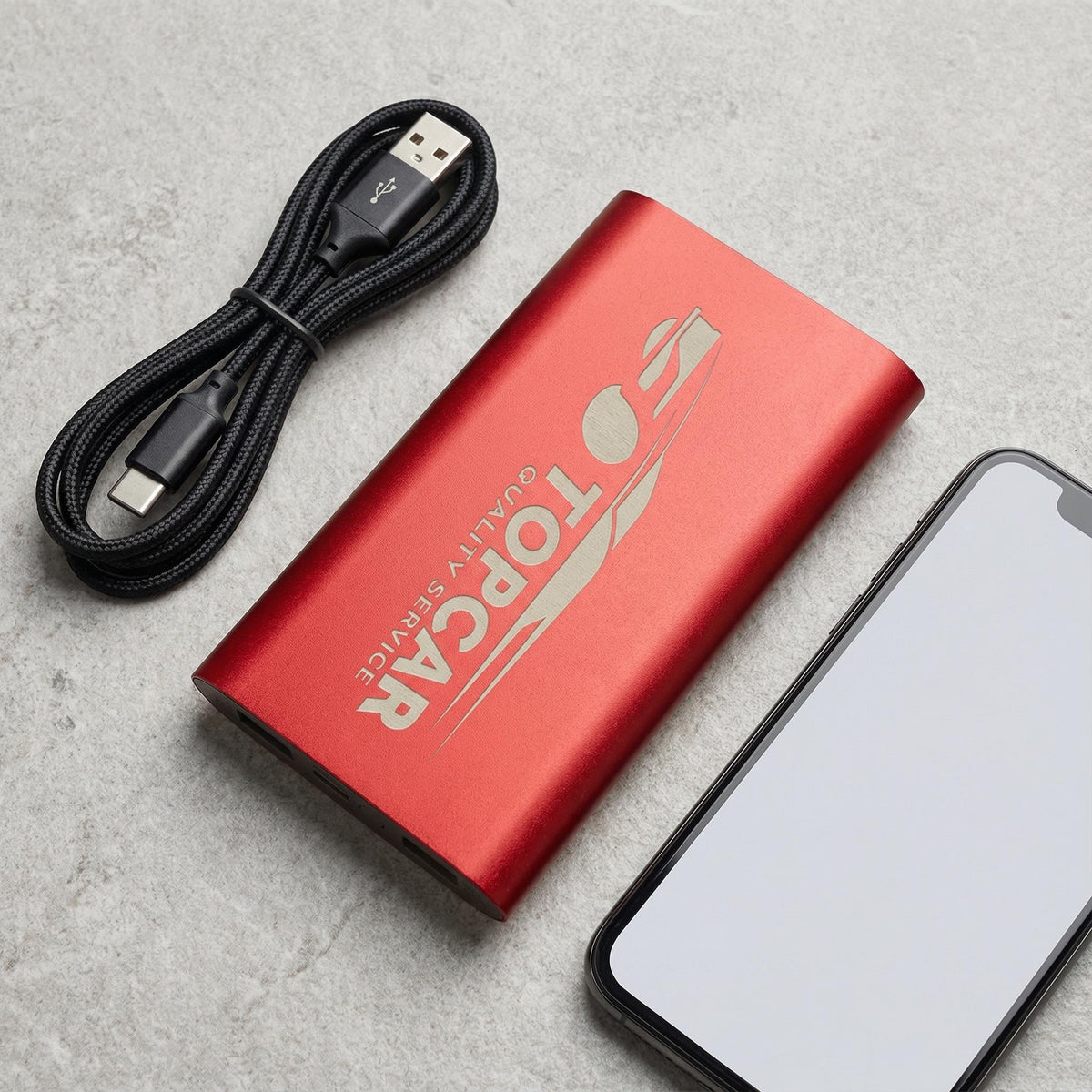 Custom Logo Power Bank 8000mAh – Branded Tech Swag