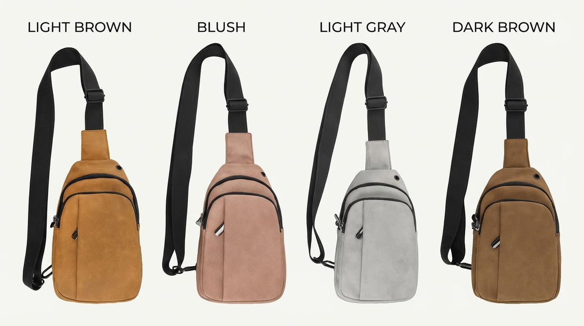 Custom Logo Sling Bag – Engraved Crossbody Explorer Bag