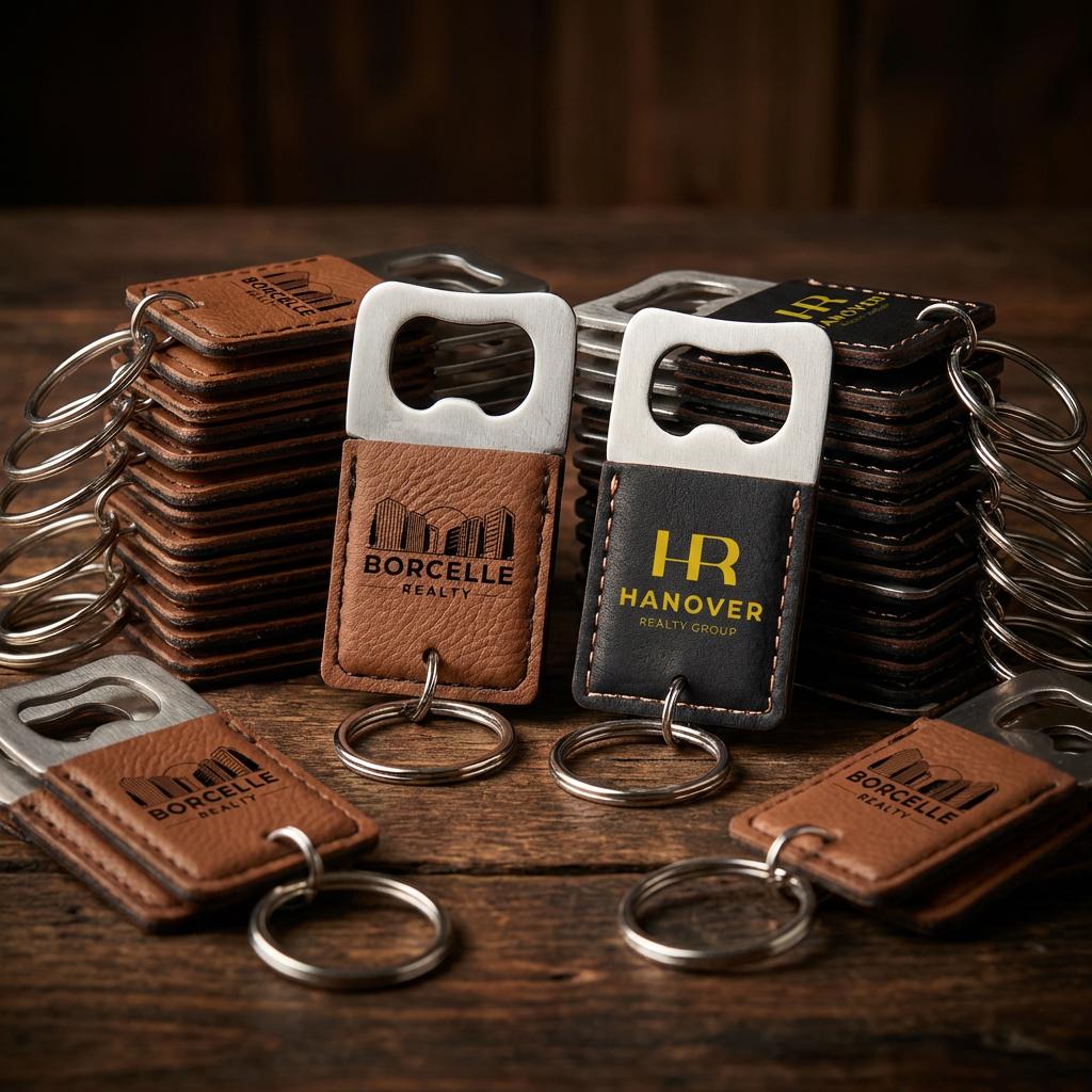 Custom Logo Bottle Opener Keychains – Bulk Promotional Swag