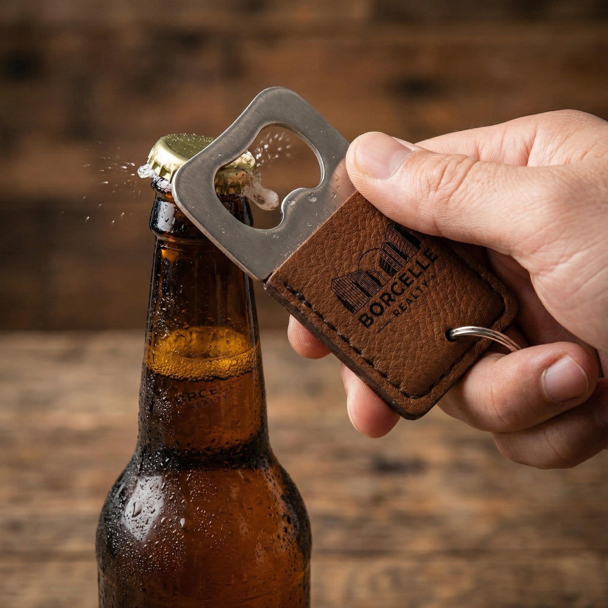 Custom Logo Bottle Opener Keychains – Bulk Promotional Swag