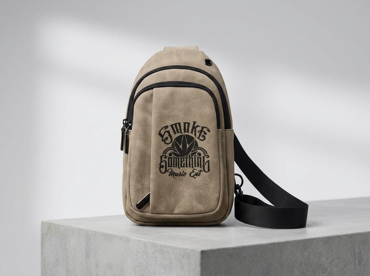 Custom Logo Sling Bag – Engraved Crossbody Explorer Bag