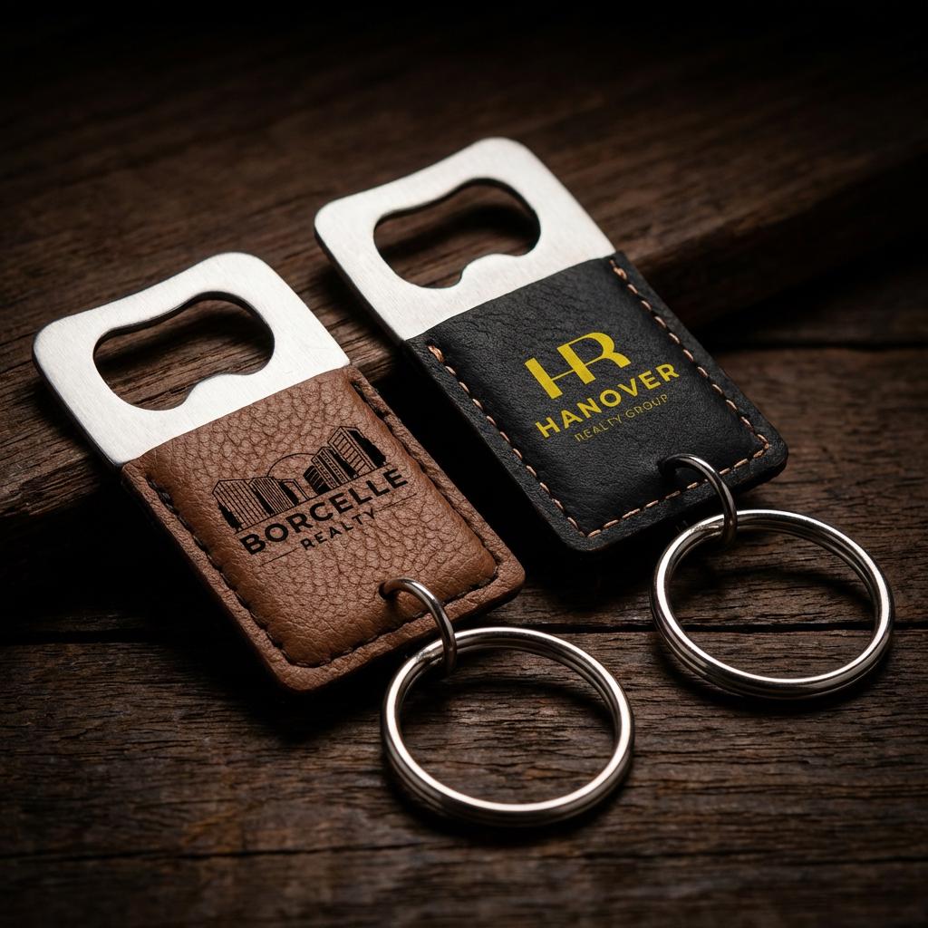 Custom Logo Bottle Opener Keychains – Bulk Promotional Swag