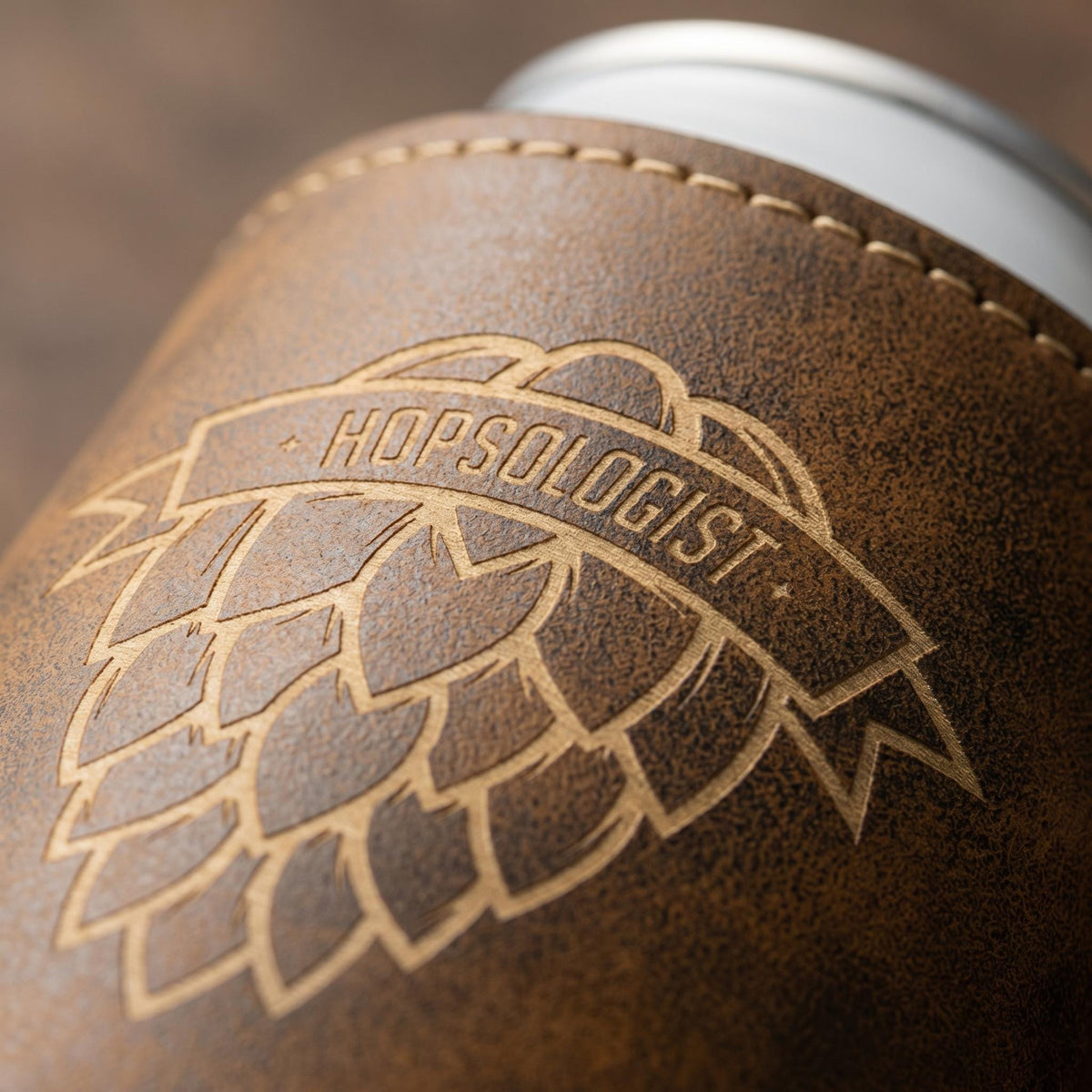 Custom Leatherette Can Cooler with Logo – Bulk Corporate & Event Favors