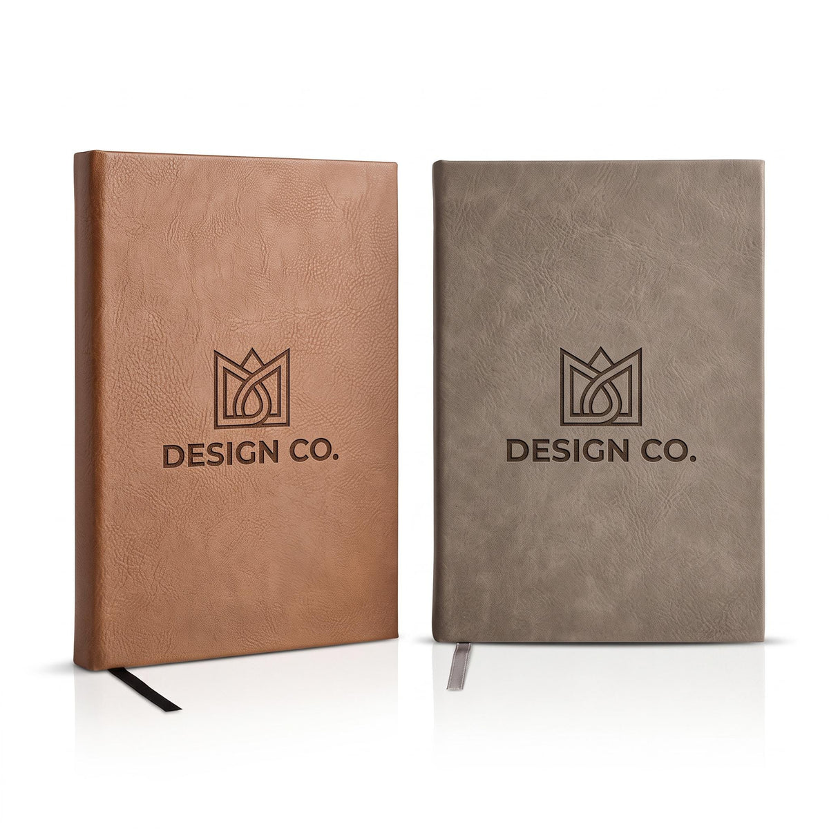 Bulk Custom Leatherette Journals with Company Logo
