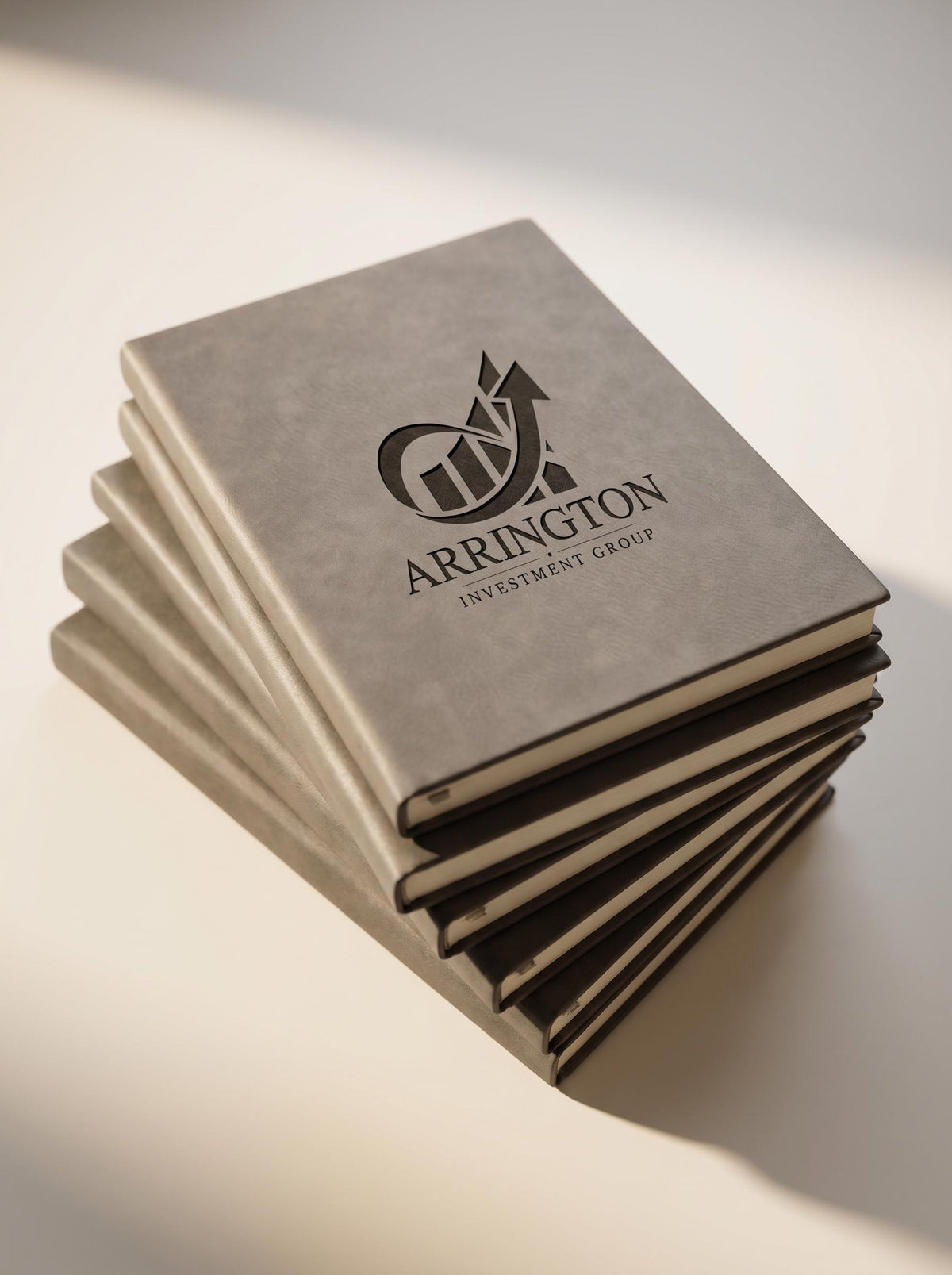 Bulk Custom Leatherette Journals with Company Logo