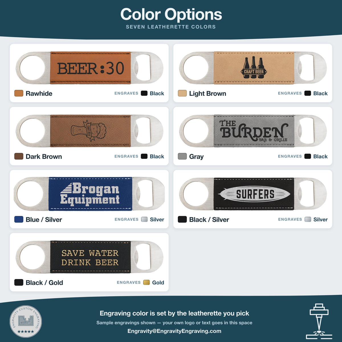 Custom Logo Leatherette Bottle Opener – Bulk Corporate Event Swag