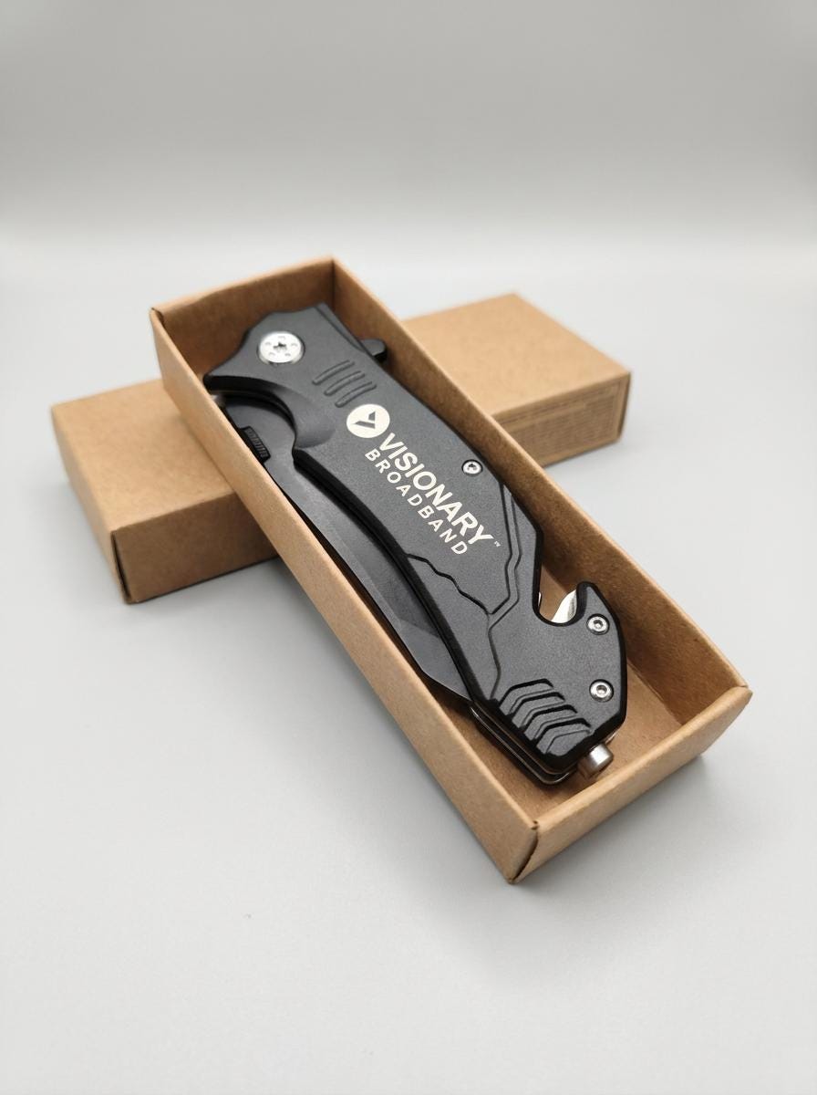 Custom Engraved Rescue Pocket Knife – Bulk Spring-Assisted Knives