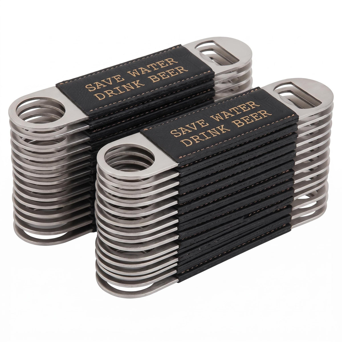 Custom Logo Leatherette Bottle Opener – Bulk Corporate Event Swag